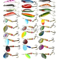 anglers choice artificial lures kit spoon metal lures spinnerbait top water lure spinners bait for fishing wobbler