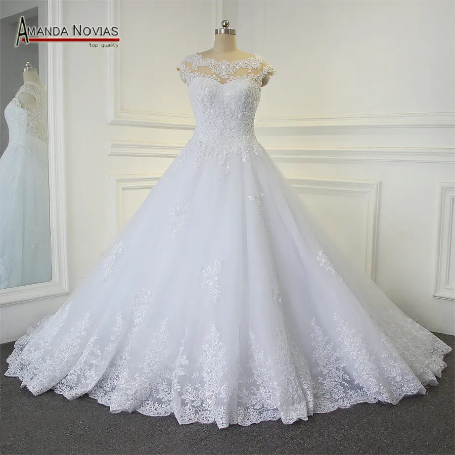 Блестящее кружевное свадебное платье без рукавов с бисером|lace wedding|beaded lace wedding