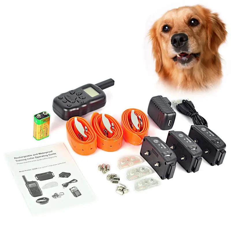 Распродажа! 3pet Dog 100LV Ударная вибрация дистанционный перезаряжаемый