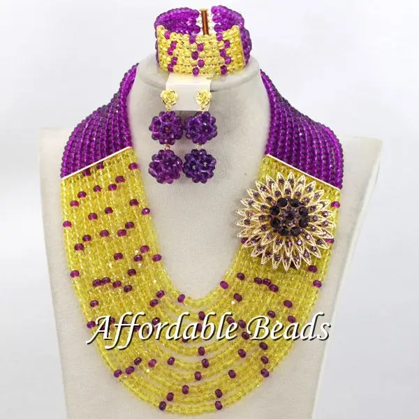 Серый нигерийский Свадебный комплект ювелирных изделий новинка новые товары