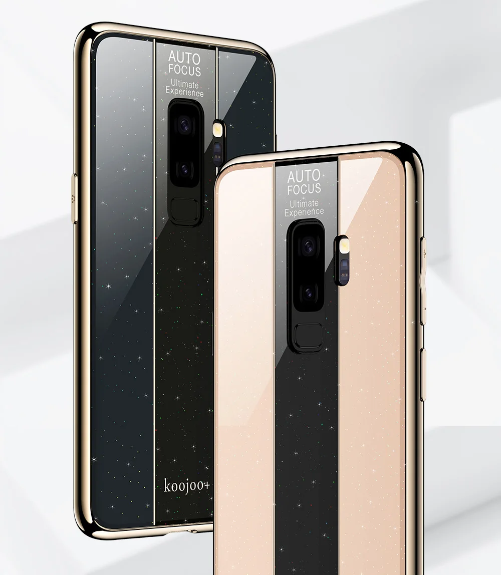 KaiNuEn Coque, чехол, чехол, для samsung Galaxy Note 9 Note8 8 Note9 роскошный блестящий чехол из закаленного стекла для задней панели телефона 360 чехол s