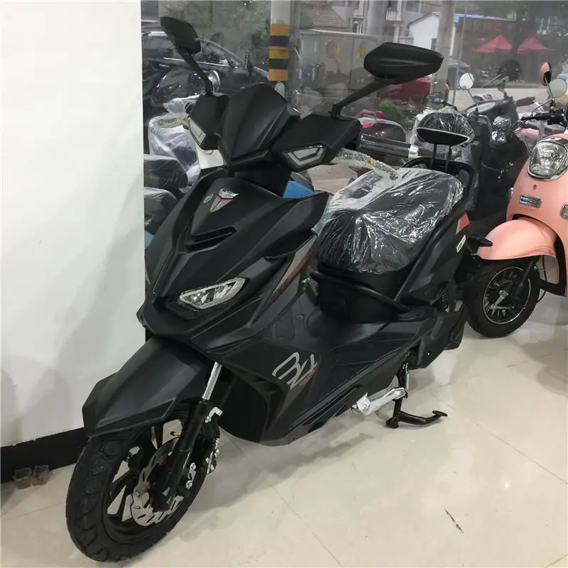 Hcgwork Aima S5 саблезубый тигр электрический скутер мотоцикл Ebike 72v20ah стабильное качество - Цвет: black