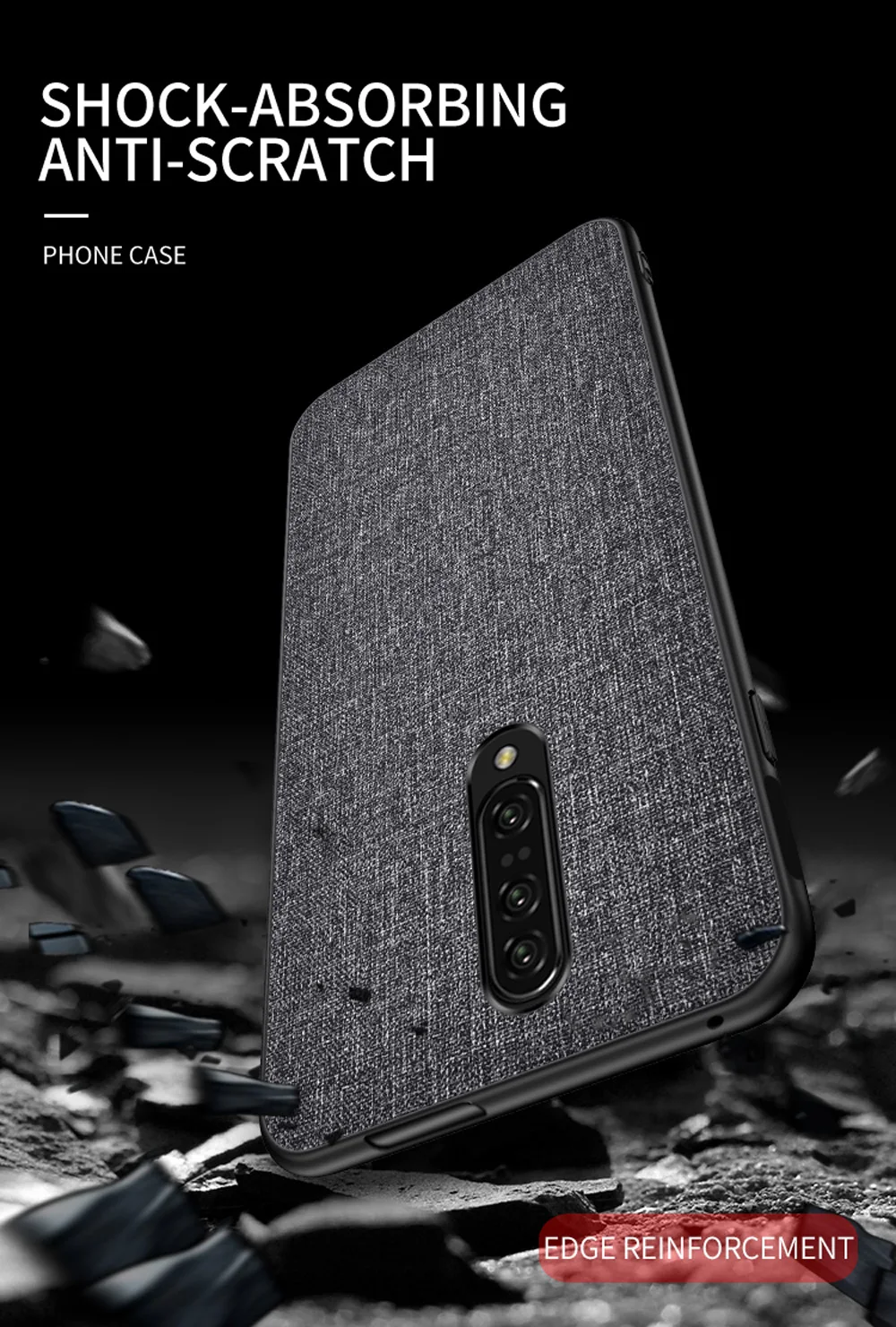 Eqvvol ультра тонкий тканевый холщовый чехол для OnePlus 7 Pro, роскошная тканевая текстура, задняя крышка для Oneplus 6 6 T, однотонный чехол