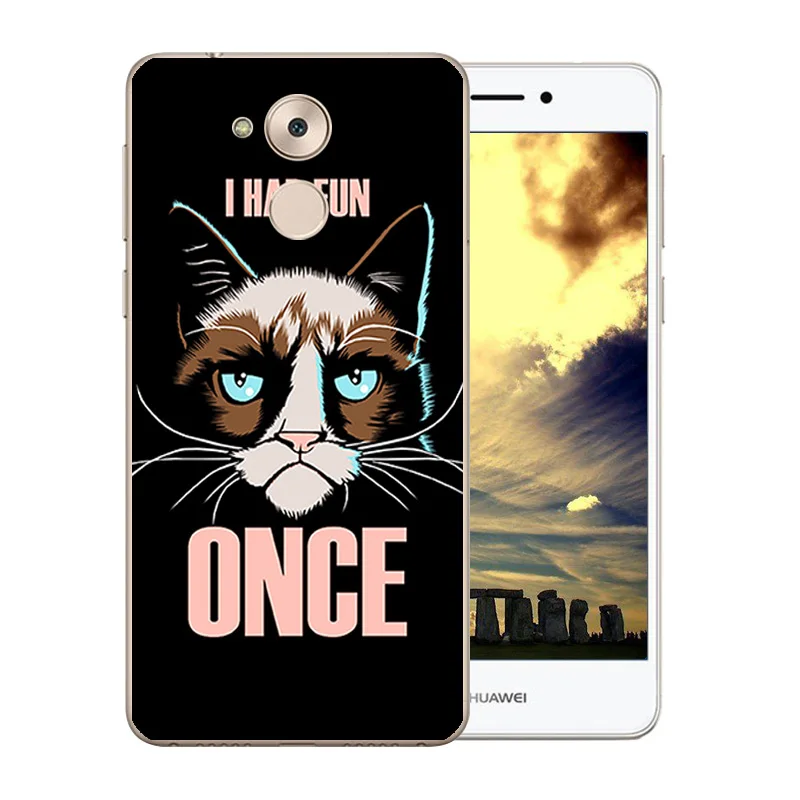 Чехол для Huawei Honor 6C Enjoy 6 S Мягкий силиконовый чехол с рисунком гримаса Nova Smart/Enjoy6S 5 0