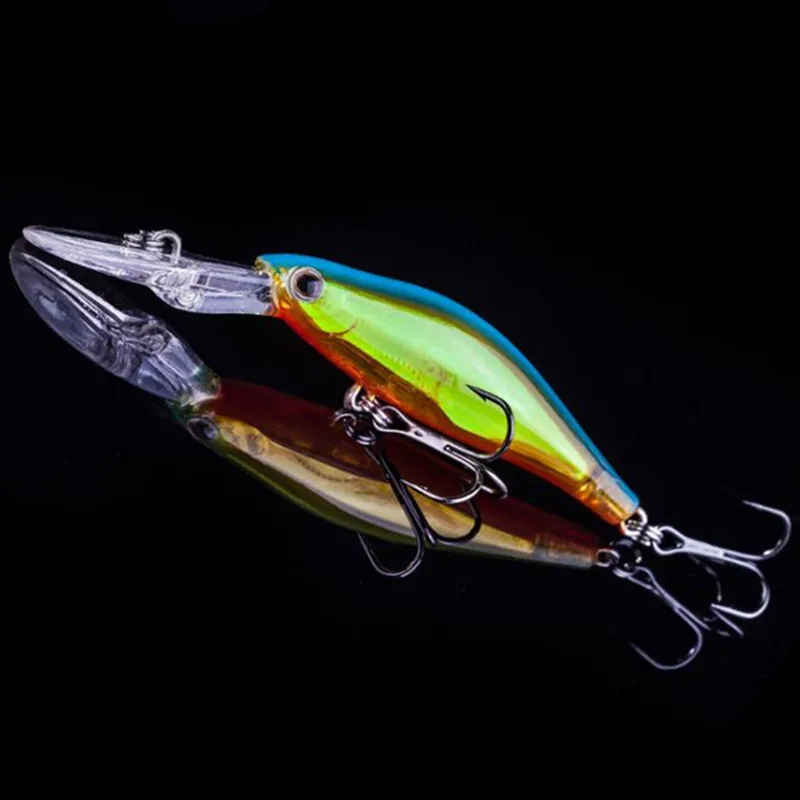 Aritificial воблеры светящиеся рыболовные приманки 3D глаза лазерные гольян из