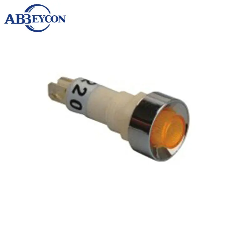 ZS58 желтая кнопка диаметр M10 сигнальный Световой индикатор|pilot light|indicator lightindicator pilot