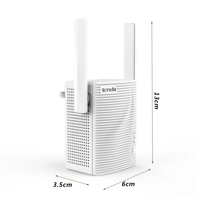 Tenda A18 AC1200Mbps Range Extender двухдиапазонный Wi-Fi усилитель сигнала для ретранслятора легко настроить два внешних omni-направленные антенны