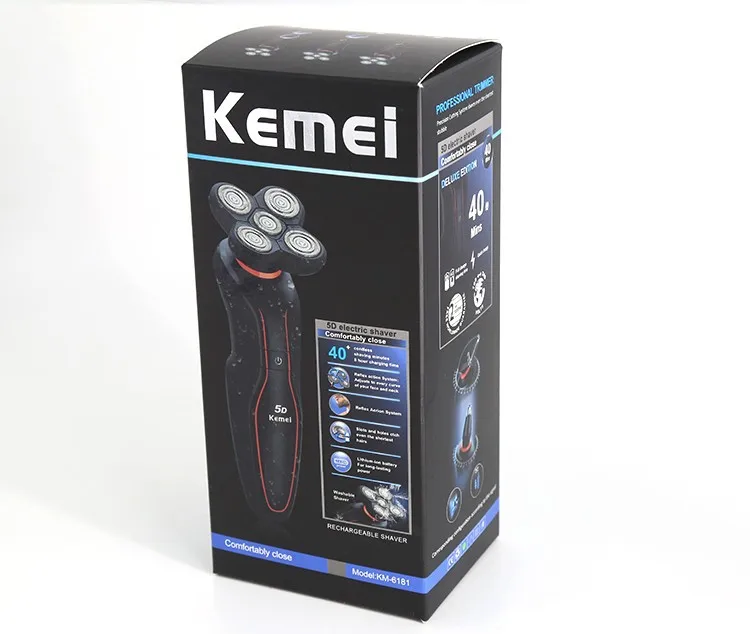 Электробритва перезаряжаемый триммер для волос бритва 5D плавающий Rasoir мужской