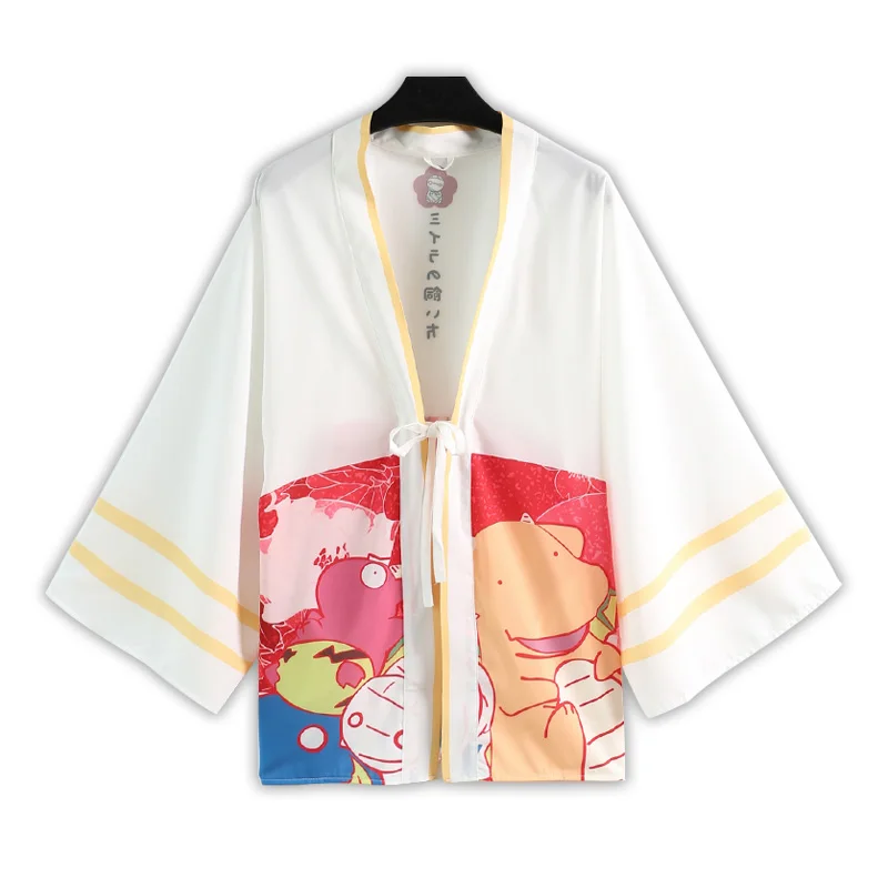 Японское модное повседневное аниме Haori как сохранить мумию плащ юката косплей костюм мужской женский кимоно