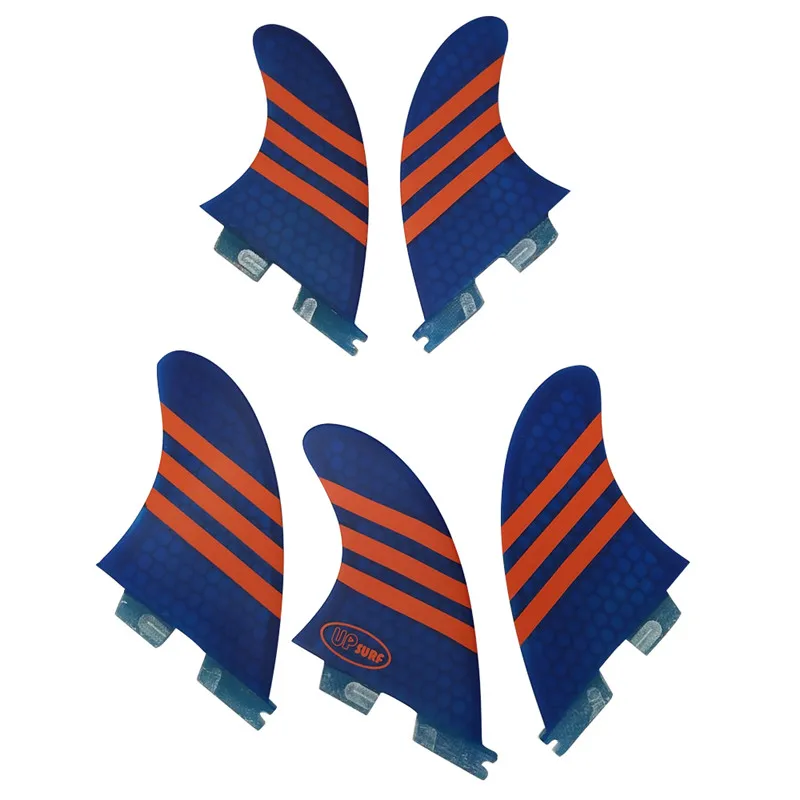 

Surf FCS2 Fin K2.1 Blue/Red Fibreglass Honeycomb Surfboard FCSII Fins SUP Board Fin