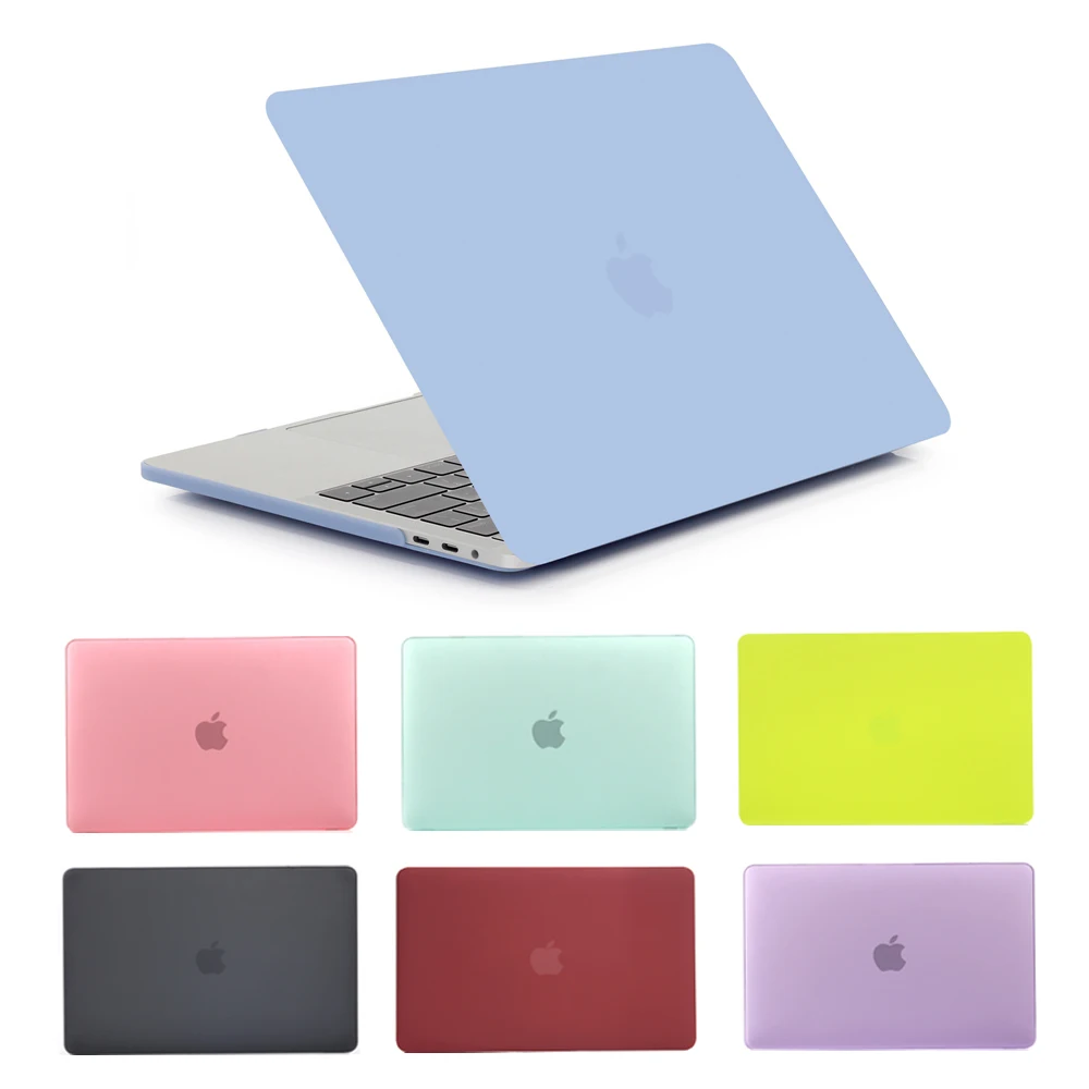 Чехол для ноутбука Apple Macbook Mac Book Air Pro Retina New Touch Bar M1 11 12 13 3 15 4 16 дюймов матовый