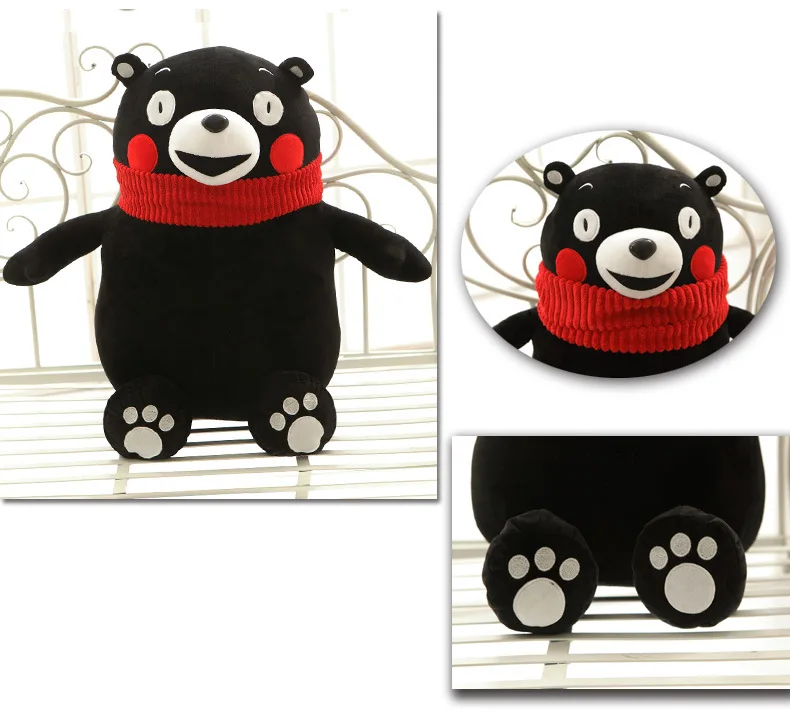 35 см Размеры Япония Kawaii Kumamon плюшевые куклы медведь Игрушечные лошадки|bear toy|doll