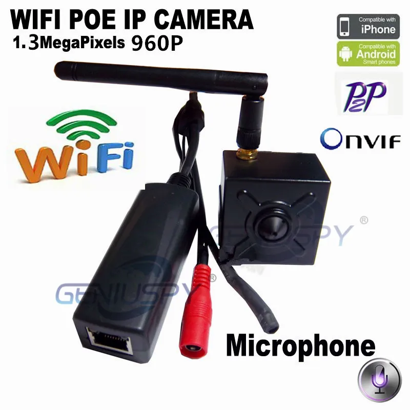 Мини ip камера POE 960P Wi Fi аудио микрофон сетевая безопасности поддержка ПИН