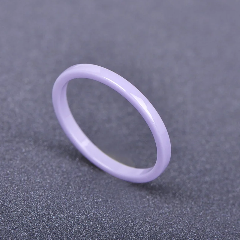 Funmor простой Керамика кольцо Твердые Цвет украшения для пальцев Для женщин
