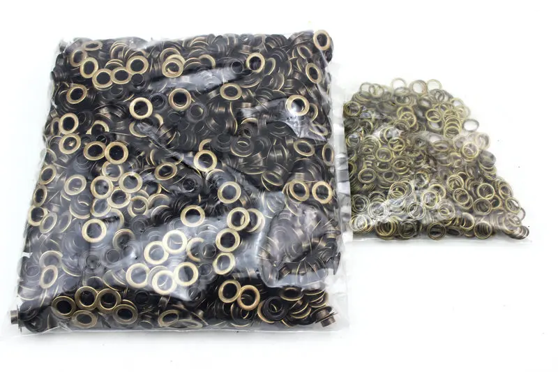 2000 набор 8 мм плоских люверсов металлические медные люверсы кнопки аксессуары