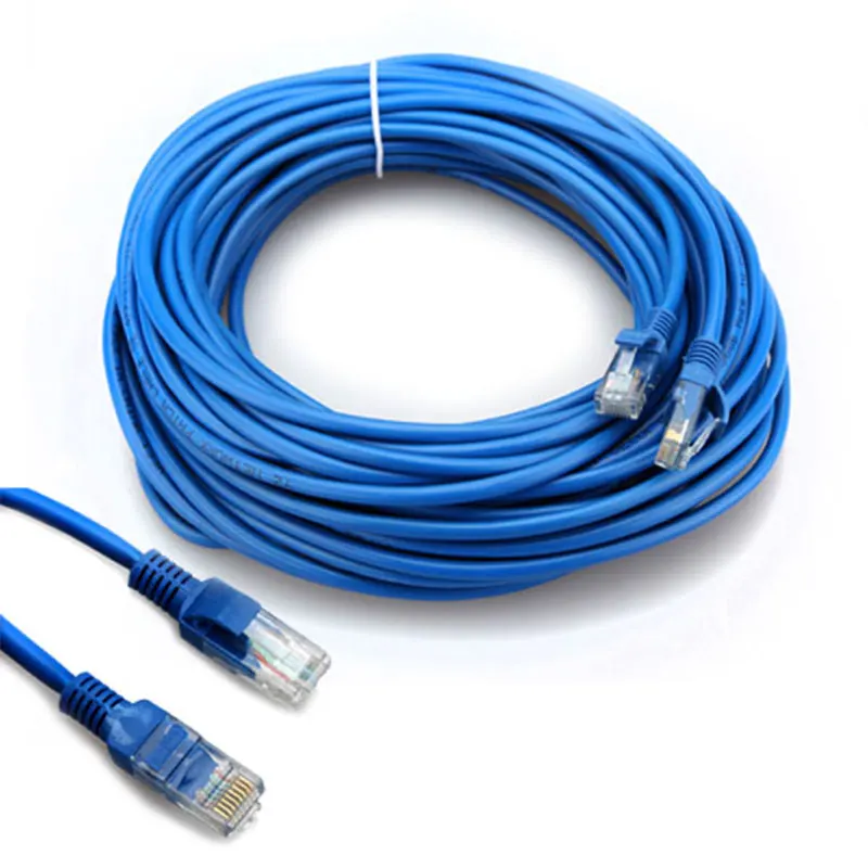 Большая Акция прочный 20 м синий 65 футов RJ45 для CAT5E CAT5 Ethernet Интернет сетевой патч LAN