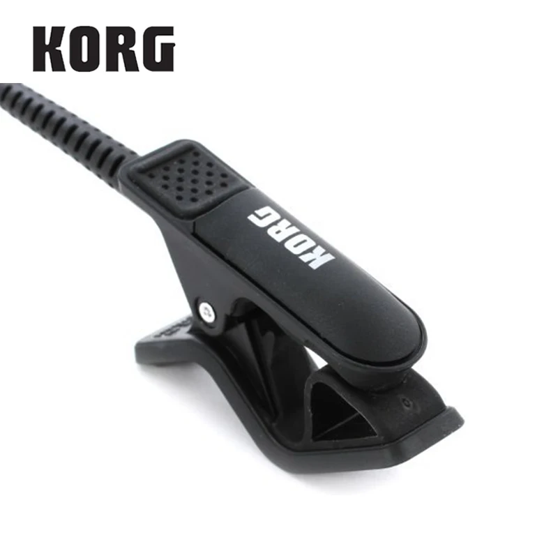 Korg CM-200 CM300 клип-на контактный микрофон 1/4 ''(Dia6.3mm) Мужской телефонный разъем и 5 футов(1,5 м) защитный кабель-белый/черный/красный
