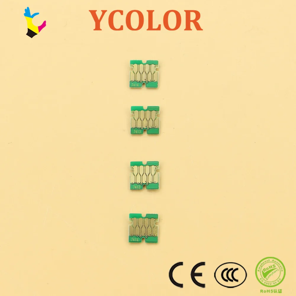 

20pcs/lot One time use ink chip for F9370 F9300 chips for Epson Surecolor F9370 F9300 cartridge chip HDK C M Y