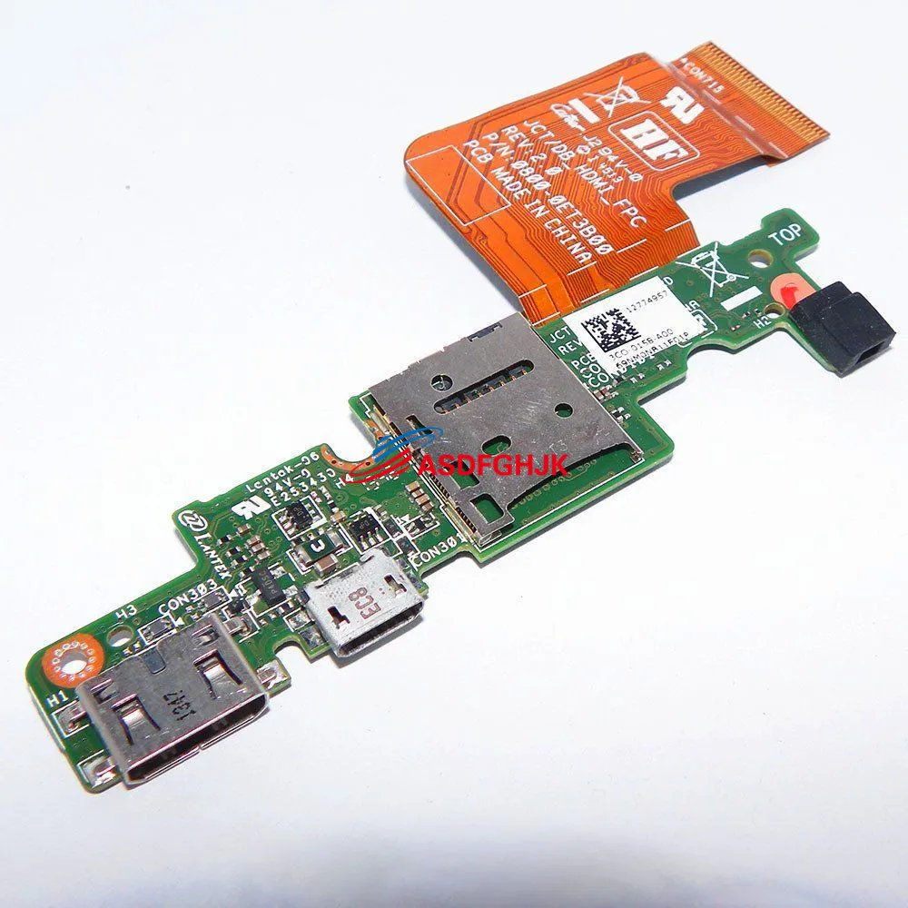 Для DELL VENUE 11 Pro 7130 7139 MICRO USB HDMI зарядный порт плата интерфейса для док станции 100%