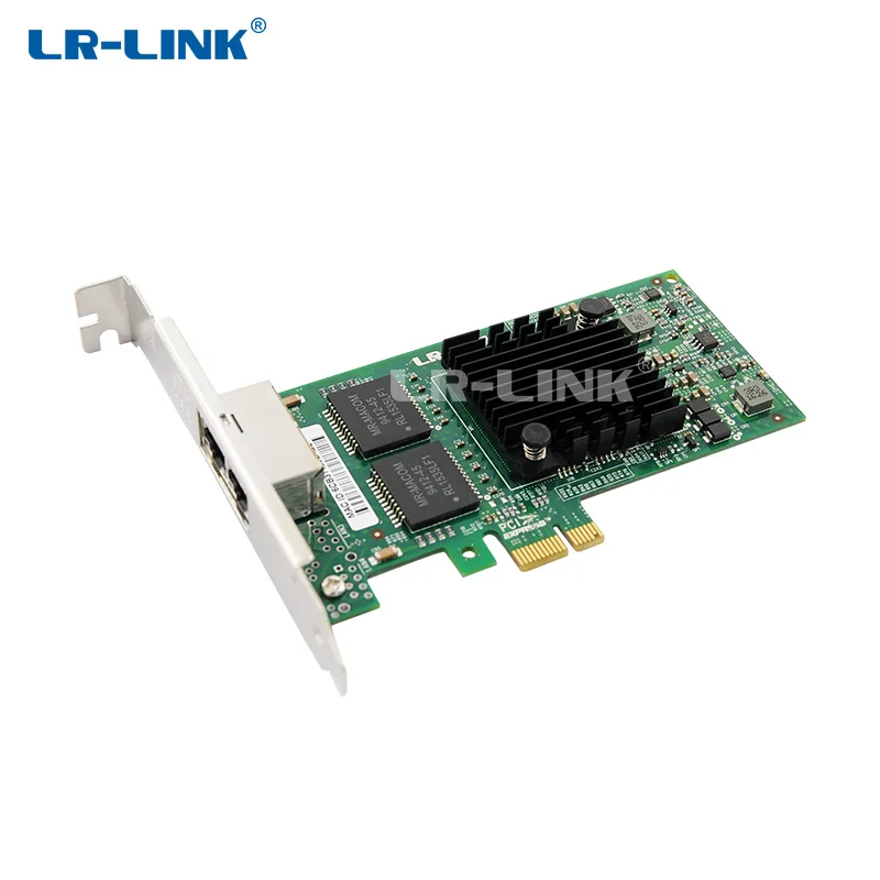LR LINK 9222PT двойной Порты и разъёмы Gigabit Ethernet Lan сетевая карта 10/100/100Mb PCI Express сетевой