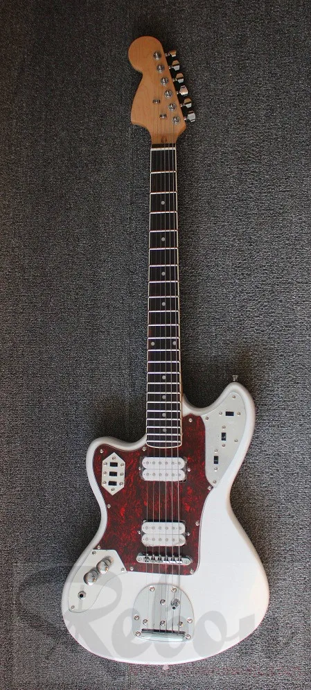 Вэйфан Кайт Rebon 6 строка HH пикап левая рука электрогитара в белом цвете|guitar dots|hand and