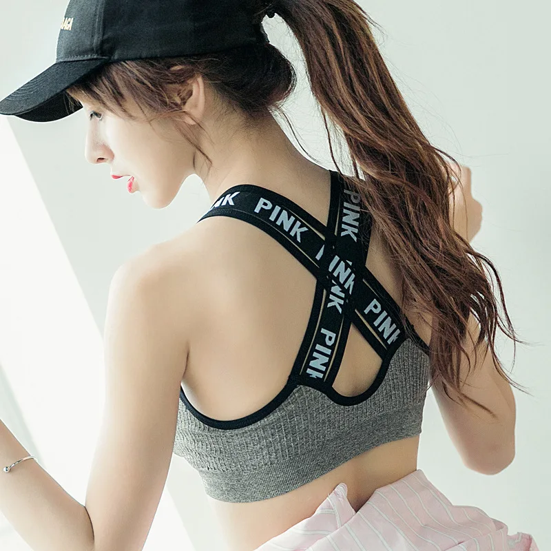 Бюстгальтер для фитнеса с высокой поддержкой женский бюстгальтер без косточек