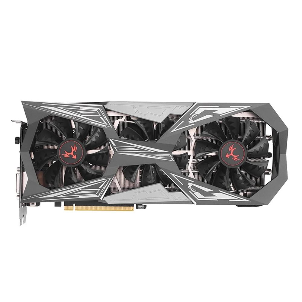 Шахтер горнодобывающей gtx1070ti видеокарта 8 ГБ/256bit/GDDR5/directx12/1607 мГц 1683 мГц/ 16nm/DVI D + 2 *
