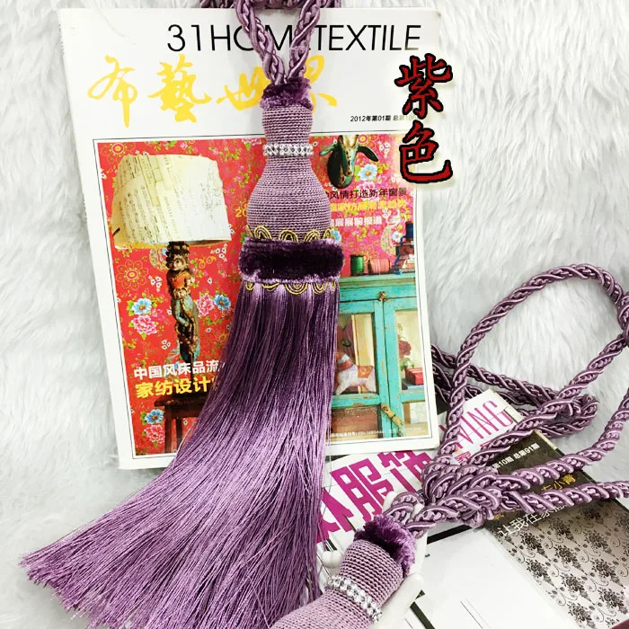 2 шт./лот домашняя занавеска с завязками кисточки алмазный шар крючок для штор