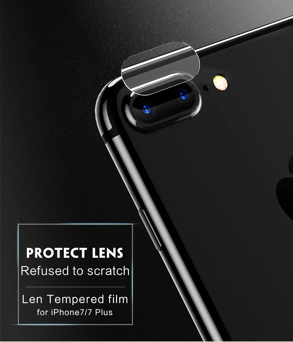 2 шт. для iPhone 7 8 plus USAMS камера объектив Защита экрана Закаленное стекло пленка 9H Corning Gorilla glass Защита от царапин крышка объектива