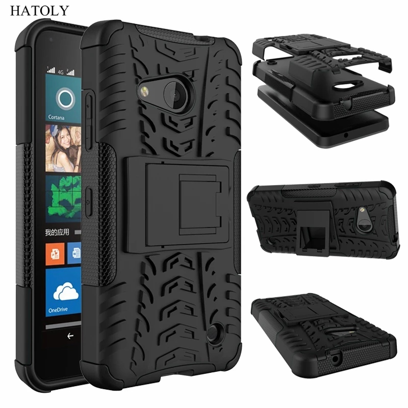 Чехол HATOLY для microsoft Nokia Lumia 550 противоударный силиконовый жесткий пластиковый