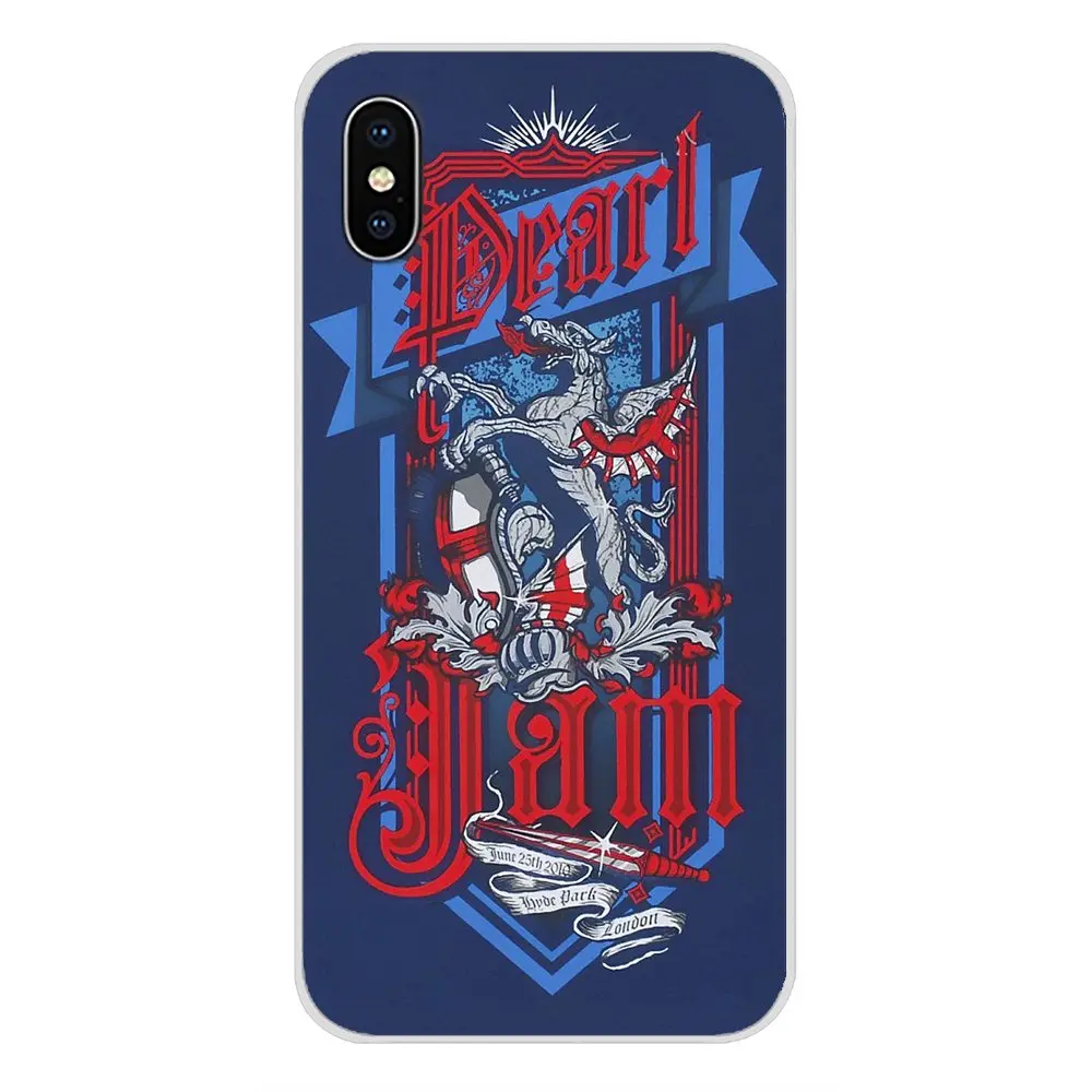 Pearl Jam PJ milwaukee Logo For Xiaomi Mi6 A1 5X 6X Redmi Note 5 5A 4X 4A 4 3 Plus Pro pocophone F1 Transparent Soft Shell Cover | Мобильные
