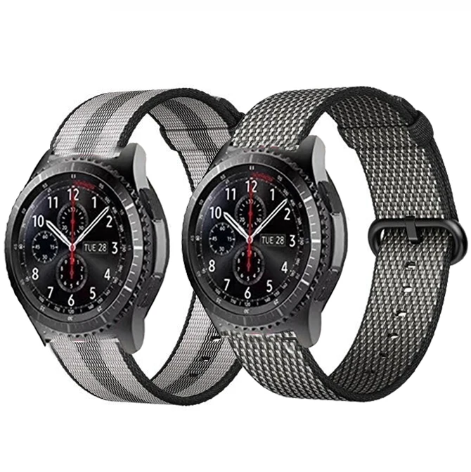 20 мм 22 ремешок для samsung gear sport S2 S3 Classic Frontier galaxy watch 42 46 Pebble Time huami amazfit bip huawei gt 2 |