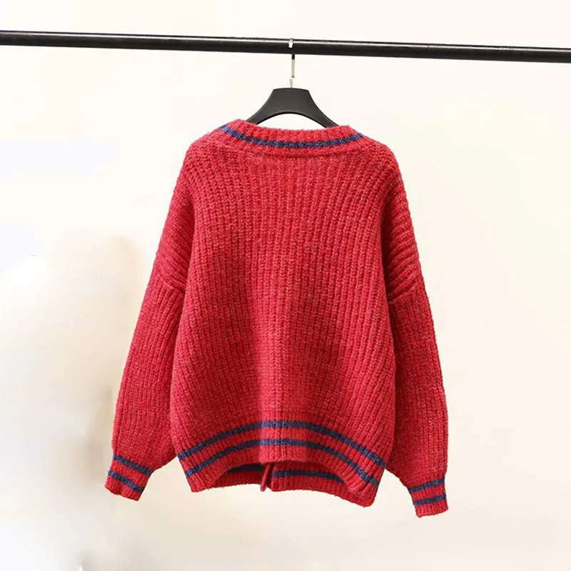 Высокое качество Большой Размеры Для женщин 2019 осень агломерата свитер