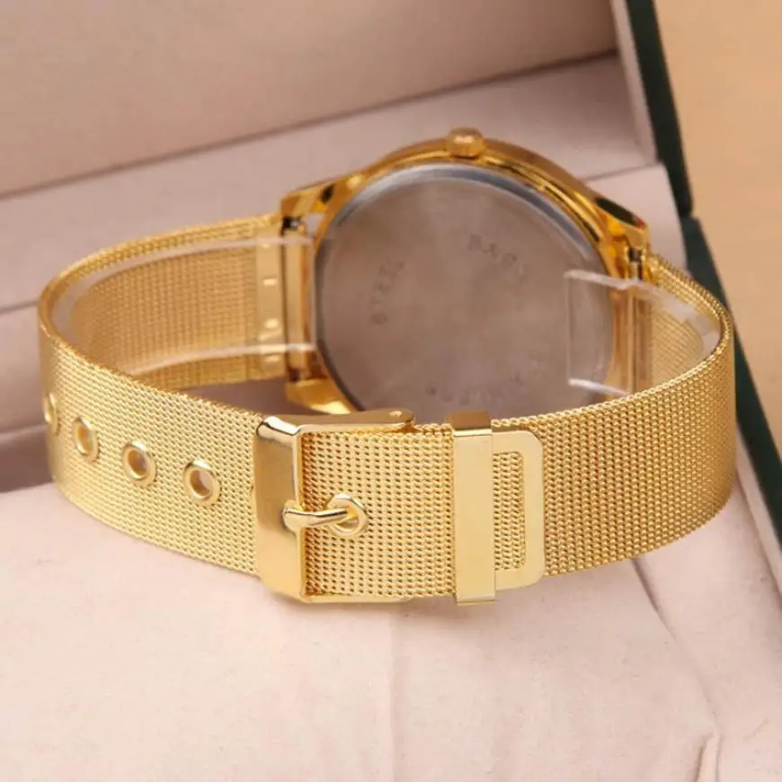 

Geneva Simple Women Classic Watches 2018 Ladies Wristwatch Quartz Watch Woman Gold Ladies Watch Relogio Feminino #D