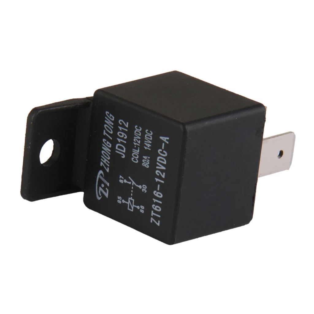 Автомобильный Грузовик Авто DC 12V 80A 80 AMP SPST реле 4 Pin Domelight контроль ствола релиз