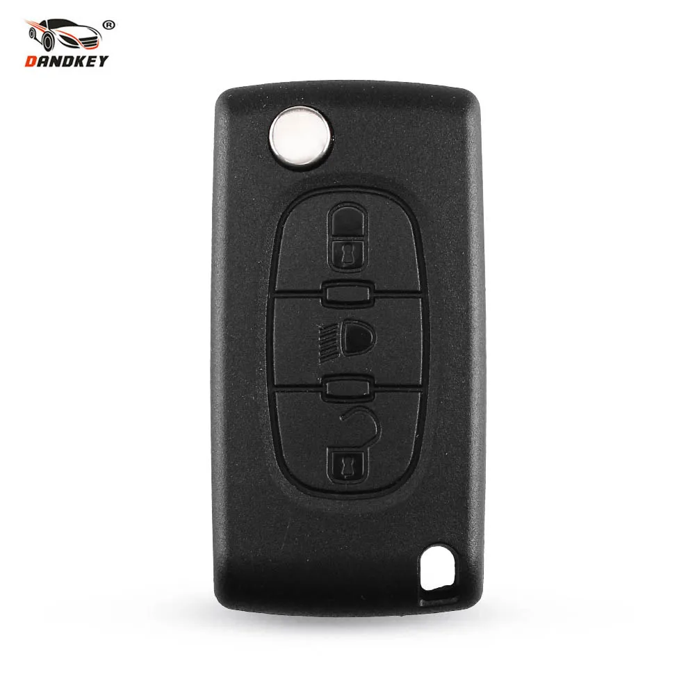 

Dandkey CE0536 CE523 HCA VA2 3B Remote Fob Car Key Cover For Citroen C2 C3 C4 C5 C6 C8 For Peugeot 407 307 308 607