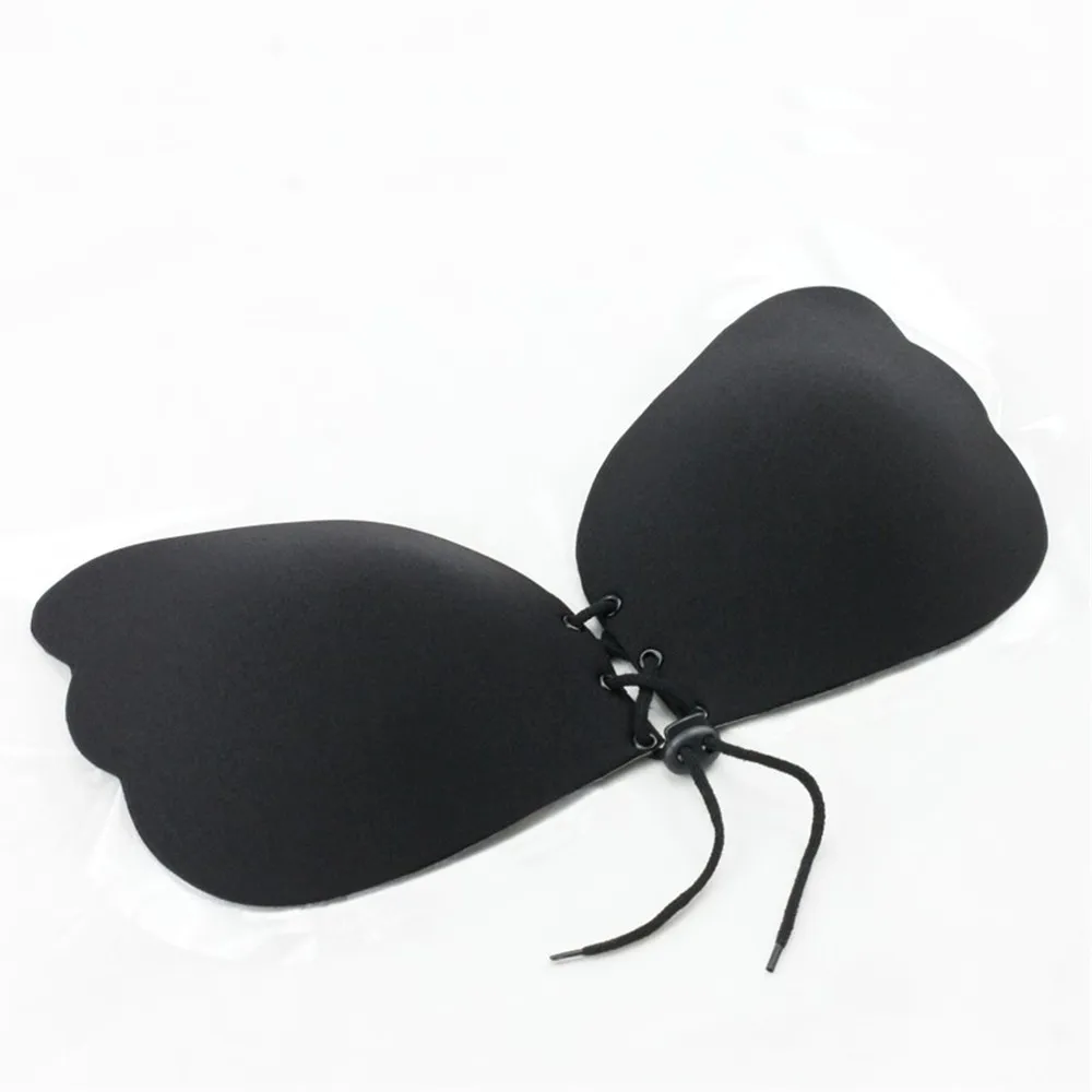 Chic sexy Adhesive Bra Strapless Backless Bra Sutia Silicone Bras Push Up Nude Sticky For Women Wedding Sexy
