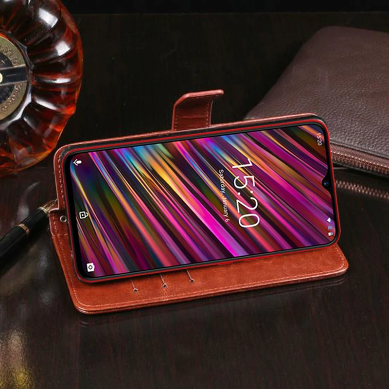Чехол UMIDIGI F1 A3 S3 Z2 Pro, защитный чехол с подставкой, Стильный чехол из искусственной кожи с откидной крышкой для UMIDIGI One Max Pro, чехол