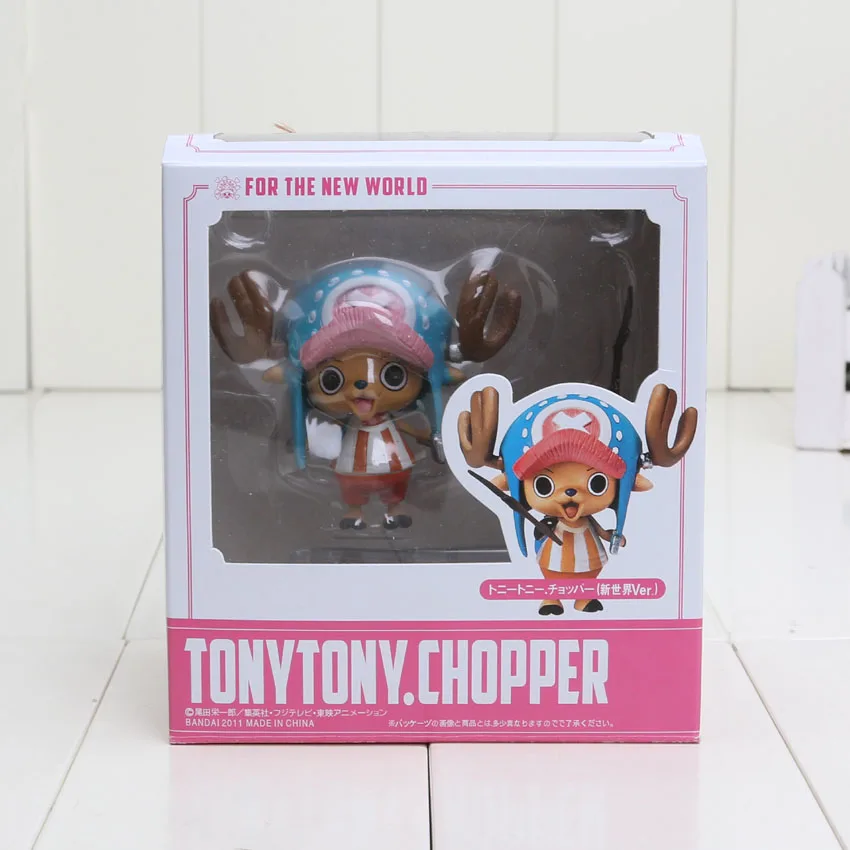 chopper in box Одна деталь мертвый или живой Нико нами Луффи Усопп Санджи Чоппер Зоро 2 года спустя ПВХ фигурка одна деталь Луффи игрушка - Цвет: chopper in box