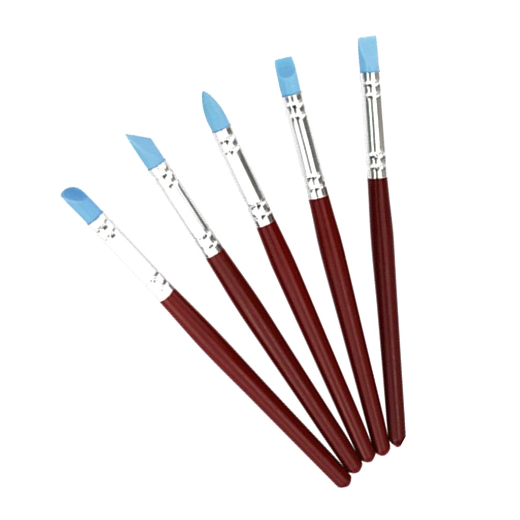 5X Силиконовые Цветные Формочки Для глиняного торта инструменты для керамики