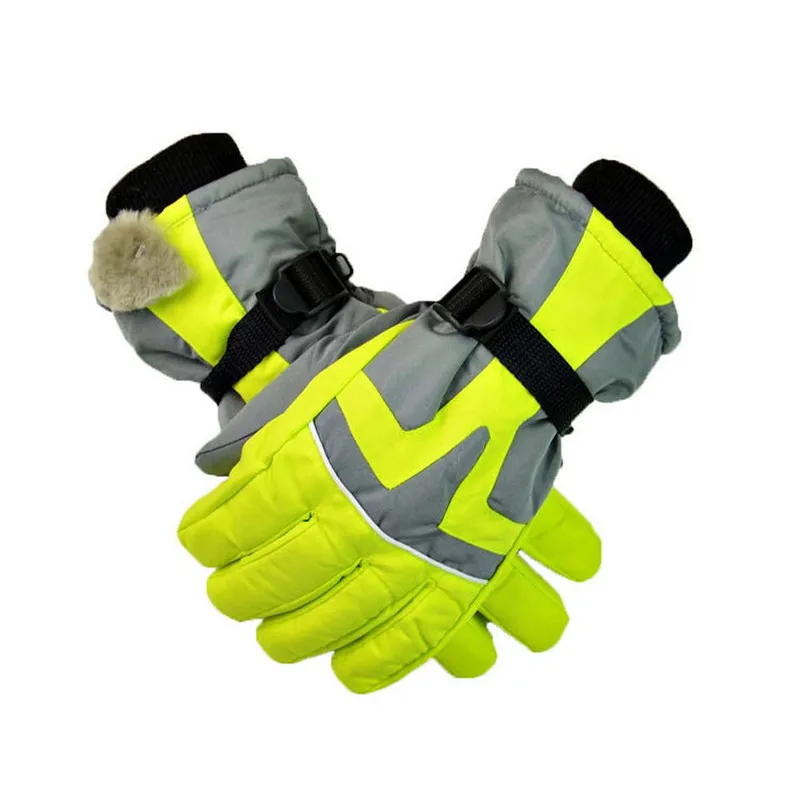 Зимние мужские профессиональные перчатки Guantes Esquiar водонепроницаемые теплые