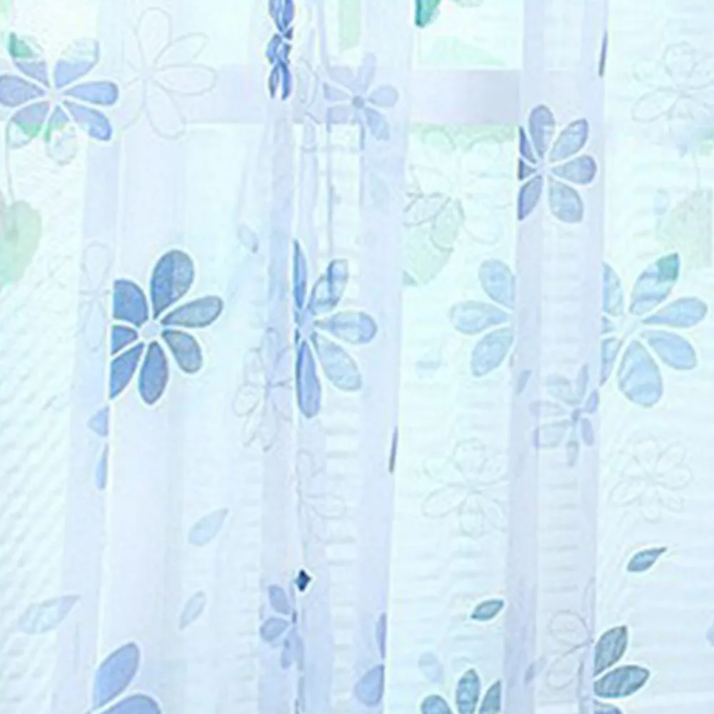 NAPEARL Floral Pastoral High Shading Blocking Curtain for Living Room Matched Gauze Voile Sheer Printed Decoration Quality Dapes | Дом и сад