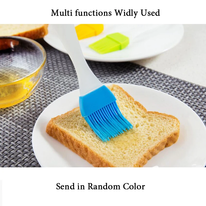 Съемная силиконовая щетка 1 шт. разные цвета щетки для масла торта хлеб масло