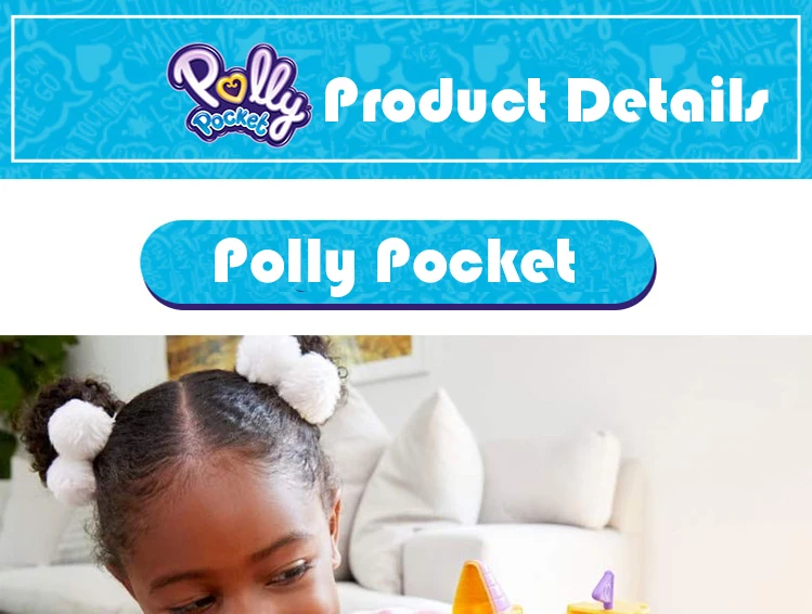 Оригинальная Polly Pocket World мини кукла с сокровищами дом девочка принцесса аксессуары музыкальные куклы коробка музыкальная шкатулка детские игрушки Juguetes