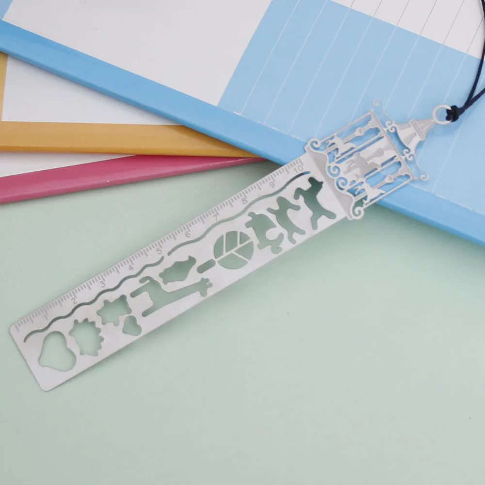 Трафарет с изображением спирографа 15 см|metal scale ruler|scale rulerdrawing template |