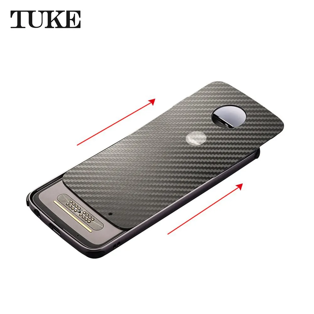 Тьюк металлический каркас алюминиевый бампер жесткий чехол для Motorola Moto Z Z2 Play Z2 Force чехол s Роскошный чехол из углеродного волокна TPU