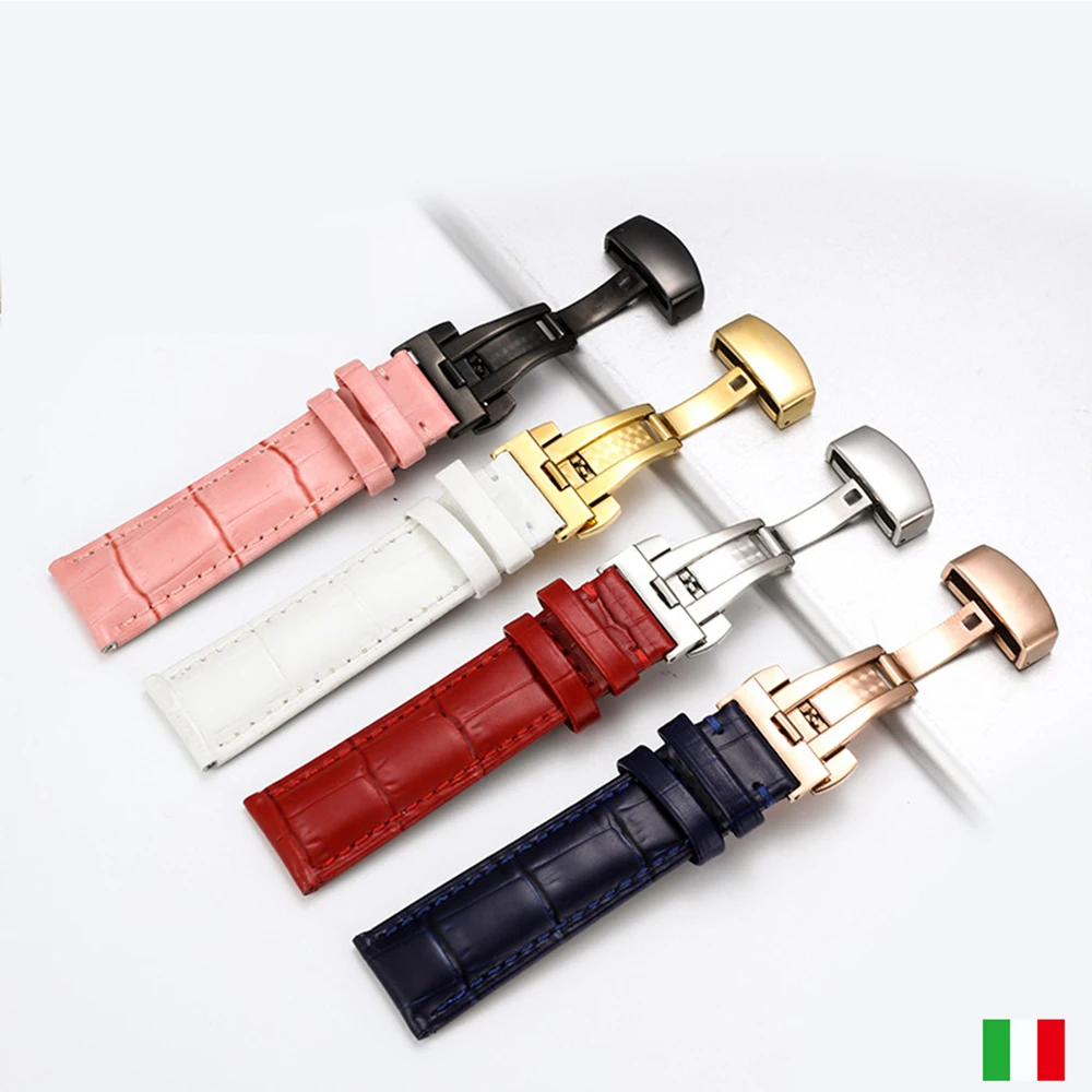 Натуральная кожа из бамбукового волокна с узелками Ремешки для наручных часов