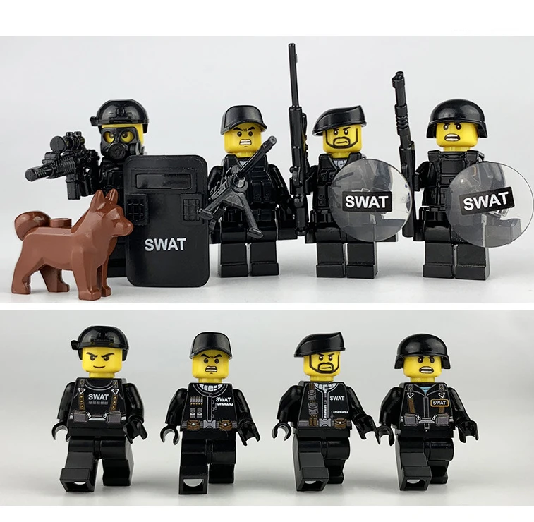 Военные Солдатики &quotSpecial Forces&quot кирпичики фигурки пистолеты Книги об оружии Legoings