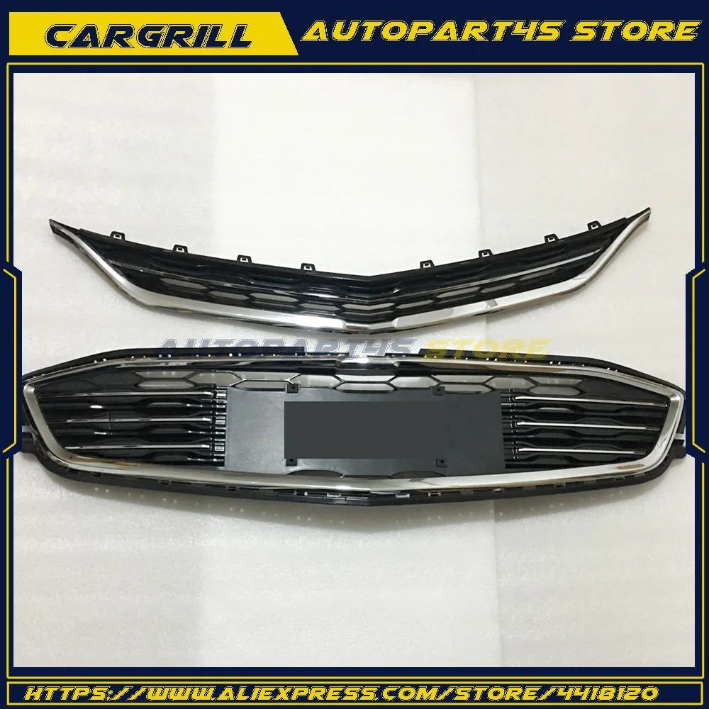 Для 16-18 Chevrolet Malibu 2016 2017 2018 передний бампер верхняя + нижняя решетка гриль |