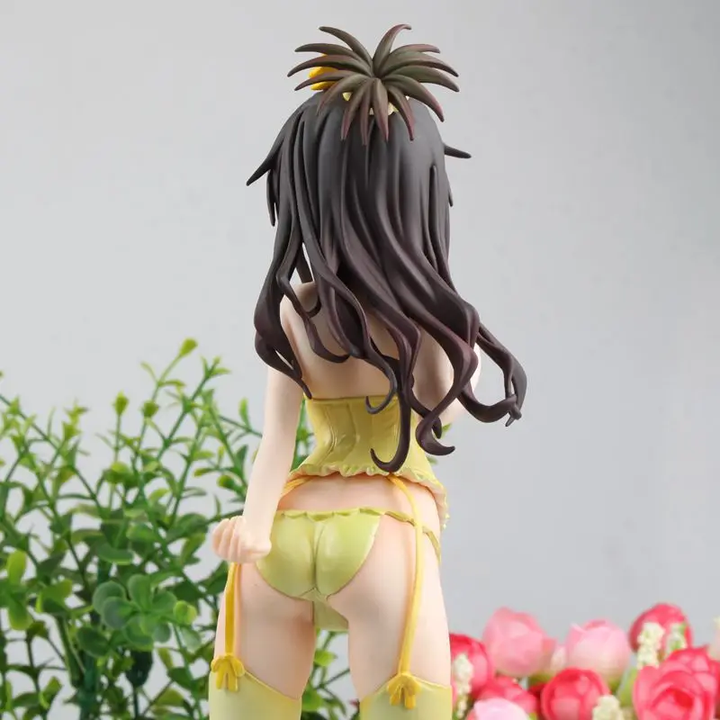 MCR аниме 24 см To Love Ru Темный Микан Юки свадебное платье нижнее белье Фигурки